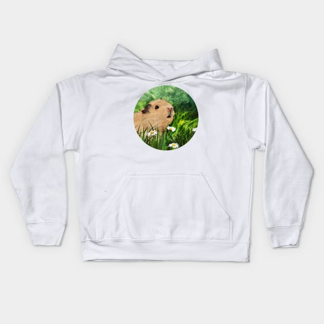 Guinea Pig Kids Hoodie by KatherineBlowerDesigns